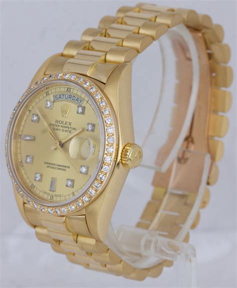 how much will a used gold presidential rolex|rolex presidential 18k solid gold.